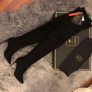 HM x BALMAIN Thigh High Boots